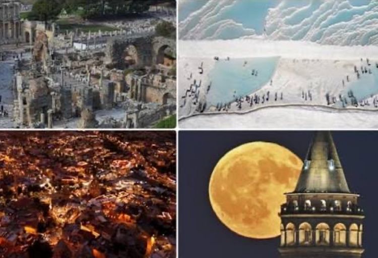 Ötən il Türkiyənin tarixi məkanları 33 milyondan çox ziyarətçi qəbul edib