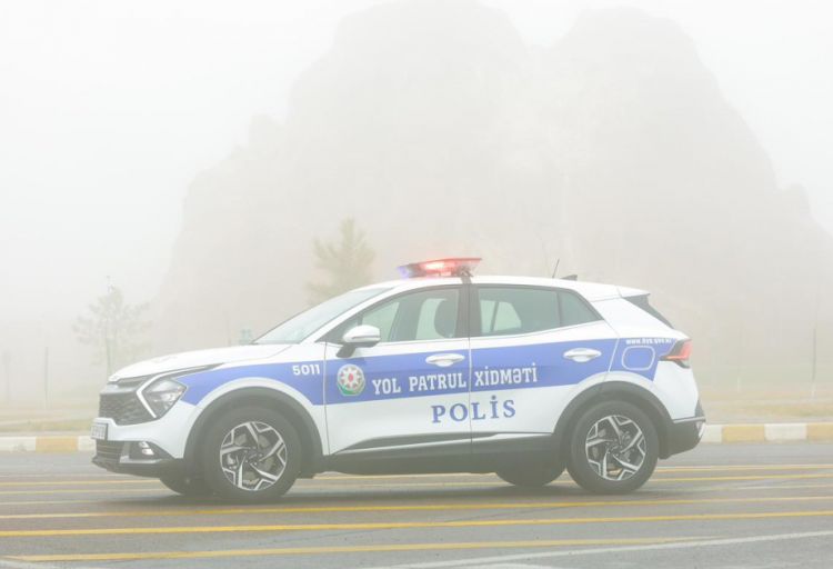 Baş Dövlət Yol Polisi İdarəsi dumanlı hava şəraiti ilə əlaqədar xəbərdarlıq edib