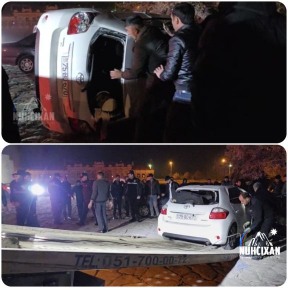 Naxçıvanda avtomobil yoldan çıxaraq aşıb