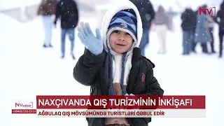 AĞBULAQ QIŞ MÖVSÜMÜNDƏ TURİSTLƏRİ QƏBUL EDİR<font color=red> - VİDEO</font>