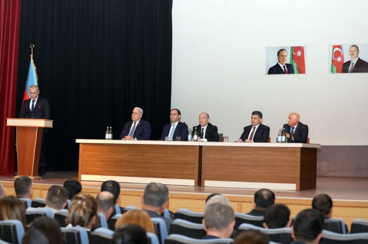 Ordubadda ötən ilin sosial-iqtisadi inkişafının yekunları və qarşıda duran vəzifələrə dair hesabat tədbiri keçirilib<font color=red> - FOTOLAR</font>