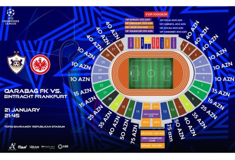 “Qarabağ” - “Ayntraxt” oyununun biletləri sabah satışa çıxarılacaq