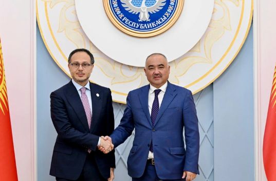 Qırğız parlamentinin sədri TÜRKPA Baş katibini qəbul edib