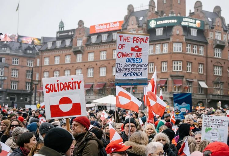 Danimarkada Qrenlandiyaya dəstək aksiyası keçirilib