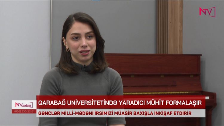 QARABAĞ UNİVERSİTETİNDƏ YARADICI MÜHİT FORMALAŞIR<font color=red> - VİDEO</font>
