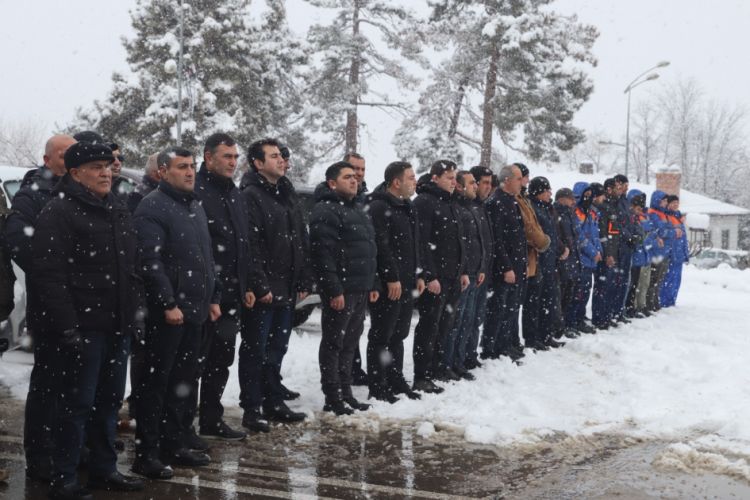 Xankəndi, Ağdərə və Xocalıda sükut dəqiqəsi – 20 Yanvar şəhidlərinin xatirəsi anıldı<font color=red> - FOTOLAR</font>