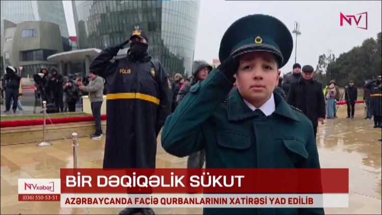 AZƏRBAYCANDA FACİƏ QURBANLARININ XATİRƏSİ YAD EDİLİB<font color=red> - VİDEO</font>