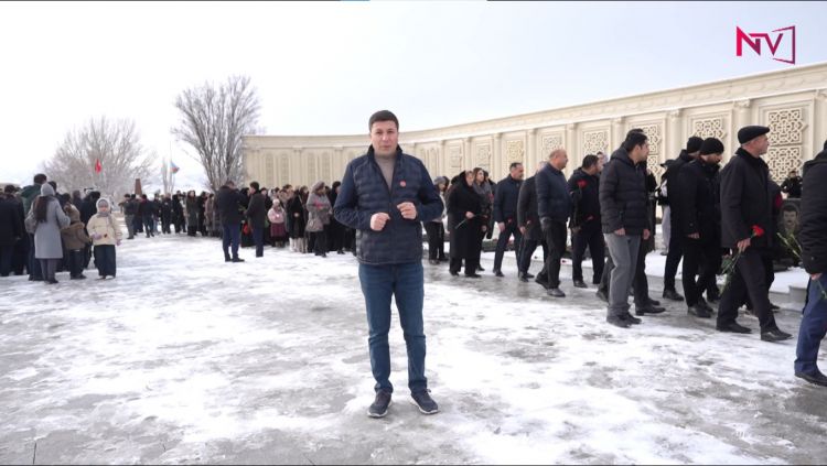 Naxçıvanda 20 Yanvar şəhidləri anılıb<font color=red> - VİDEO</font>