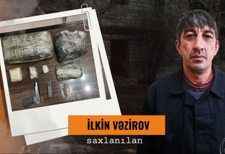 Göyçayda narkotiklərin satışı ilə məşğul olan silahlı şəxs saxlanılıb