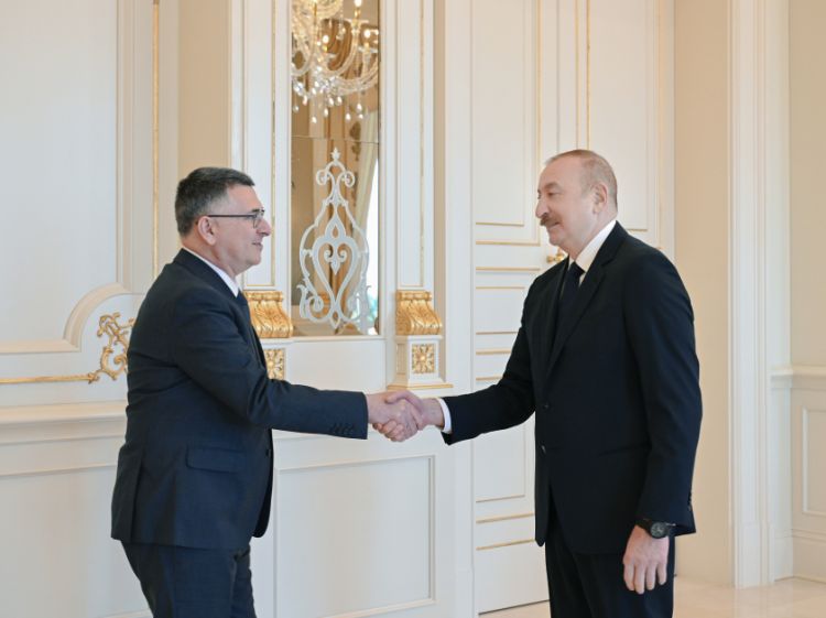 Prezident İlham Əliyev İsrail Dövlətinin xarici işlər nazirini qəbul edib<font color=red> - FOTOLAR</font>