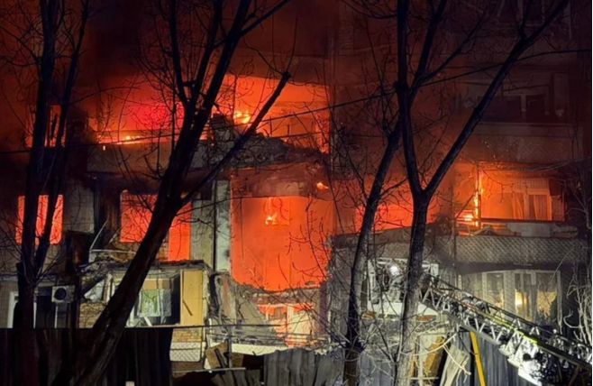 Rusiyanın Odessaya endirdiyi zərbələr nəticəsində 20-dən çox insan yaralanıb