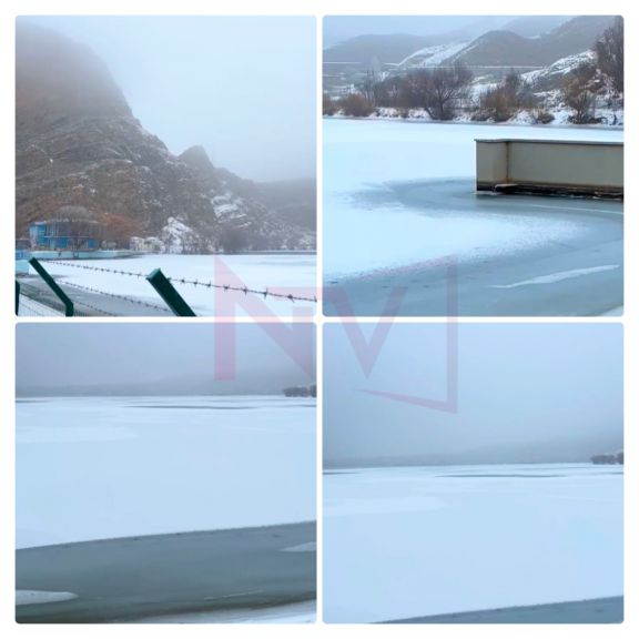 Ümumi tutumu 150 milyon kubmetr olan Arpaçay su anbarı donub