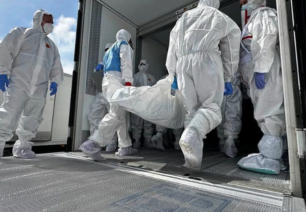 Rusiya və Ukrayna bu il ilk dəfə meyit mübadiləsi aparıblar