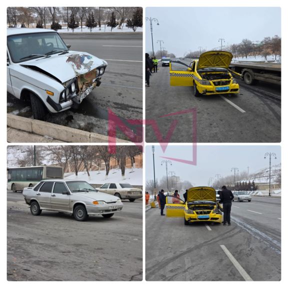 Naxçıvanda zəncirvari qəza olub, xəsarət alan var