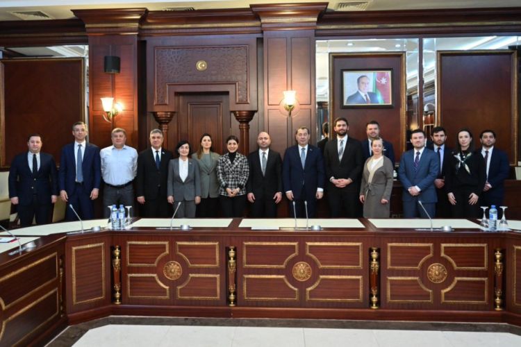 Milli Məclisdə ABŞ Konqresi Nümayəndələr Palatasının Xarici məsələlər komitəsinin çoxluğunun peşəkar heyət üzvləri ilə görüş olub<font color=red> - FOTOLAR</font>