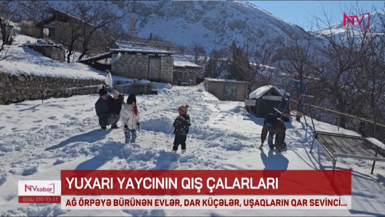 YUXARI YAYCININ QIŞ ÇALARLARI<font color=red> - VİDEO</font>