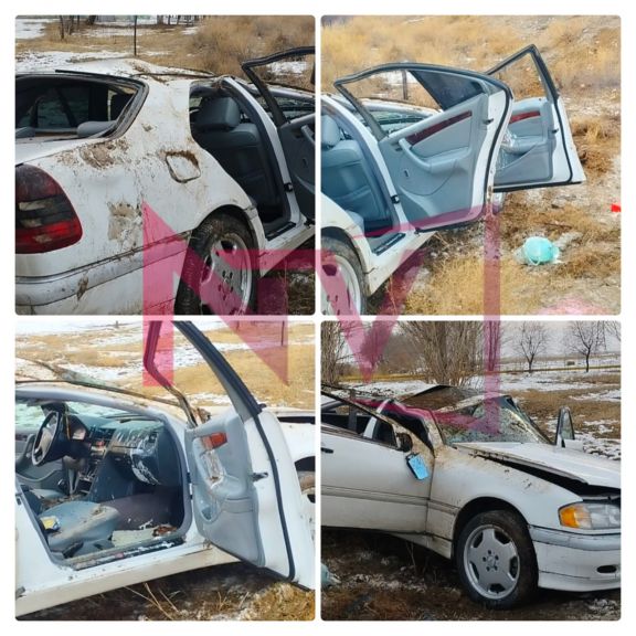 Kəngərlidə baş verən qəzada 4 nəfər xəsarət alıb