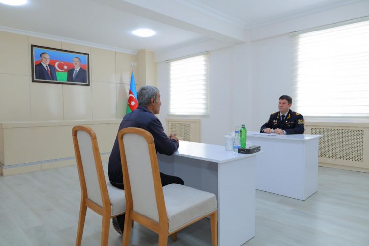 Süleyman Neymətov Babək Rayon Polis İdarəsində növbəti vətəndaş qəbulu keçirib<font color=red> - FOTOLAR</font>