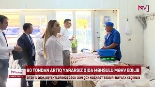 ÖTƏN İL NAXÇIVANDA QİDA OBYEKTLƏRİNDƏ 2200-DƏN ÇOX NƏZARƏT TƏDBİRİ HƏYATA KEÇİRİLİB<font color=red> - VİDEO</font>