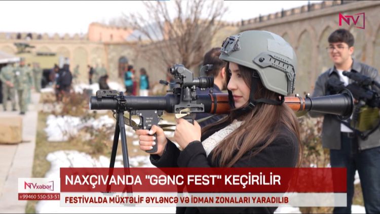 Naxçıvanda "Gənc Fest" festivalı keçirilib<font color=red> - VİDEO</font>