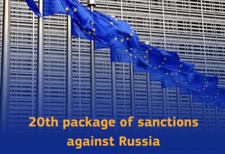 Avropa İttifaqı Rusiyaya qarşı 20-ci sanksiyalar paketini təqdim edib