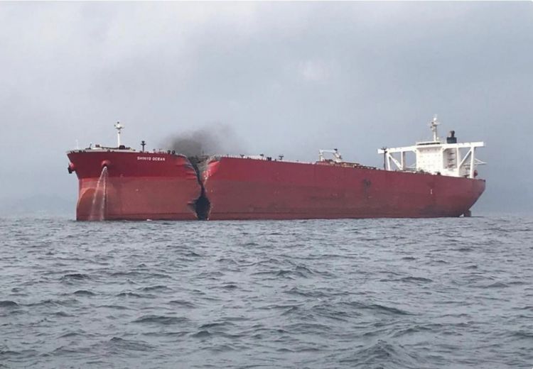 Fin körfəzi akvatoriyasında iki gəmi toqquşub