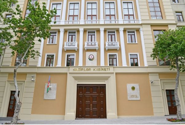 Nazirlər Kabineti mülkiyyət hüquqlarının dövlət qeydiyyatı barədə qərar verib