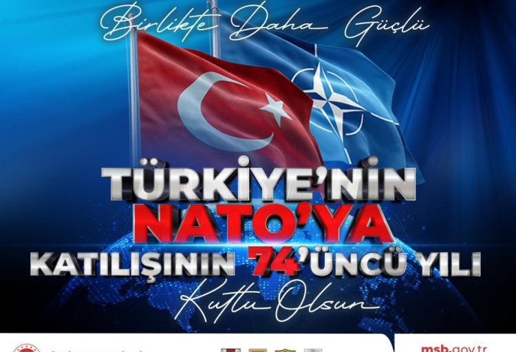 Türkiyə NATO-ya üzvlüyünün 74-cü ildönümünü qeyd edir