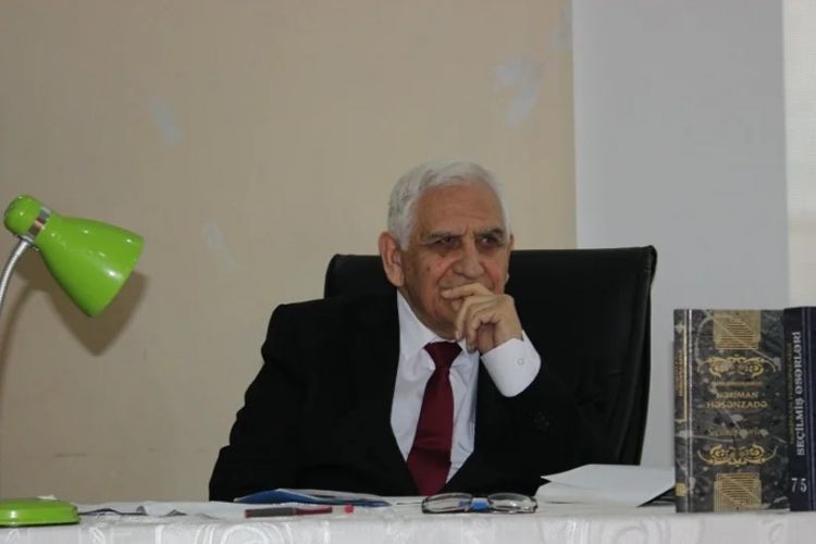 Prezident və Birinci vitse-prezident Xalq şairi Nəriman Həsənzadəni doğum günü münasibətilə təbrik ediblər