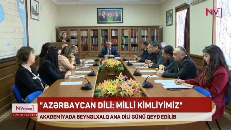 AMEA Naxçıvan Bölməsində “Azərbaycan dili: milli kimliyimiz” mövzusunda elmi konfrans təşkil olunub <font color=red> - VİDEO</font>