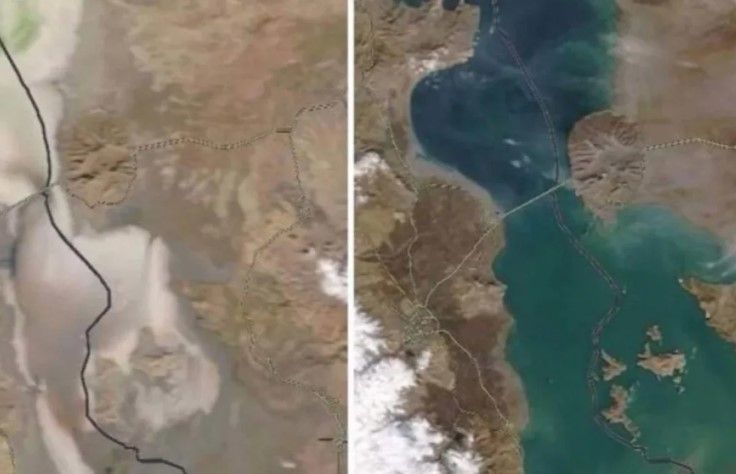 Urmiya gölündə suyun səviyyəsi 68 santimetr yüksəlib