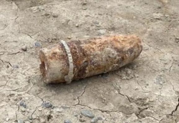 Sumqayıtda partlamamış top mərmisi tapılıb