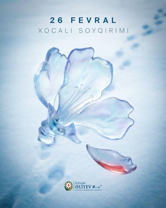 Prezidentin sosial media hesablarında Xocalı soyqırımının ildönümü ilə bağlı paylaşım edilib