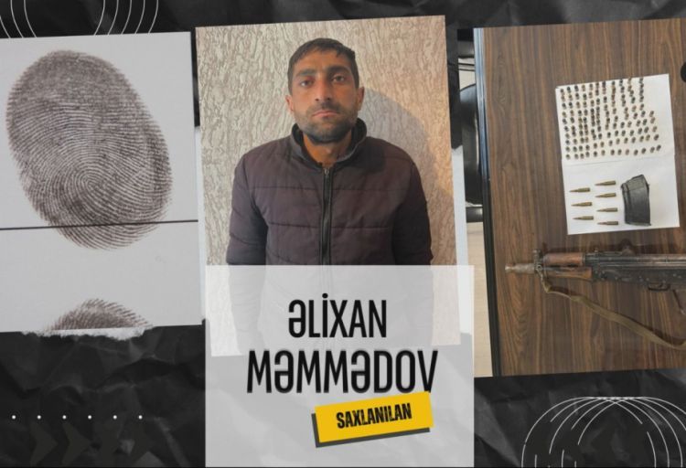 Göyçayda saxlanılan şəxsdən narkotik vasitə və avtomat götürülüb