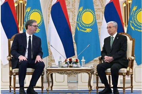 Tokayev və Vuçiç arasında danışıqlar: 10 idarələrarası sənəd imzalanıb