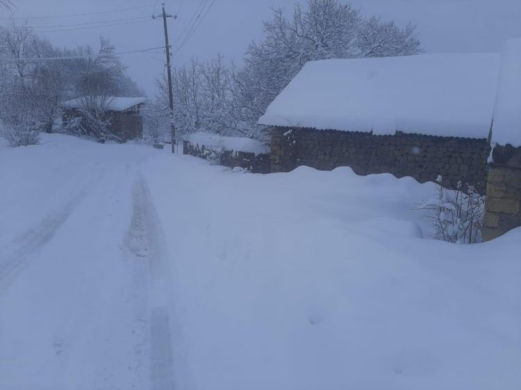 Naxçıvanda qarın hündürlüyü 1 metri keçib