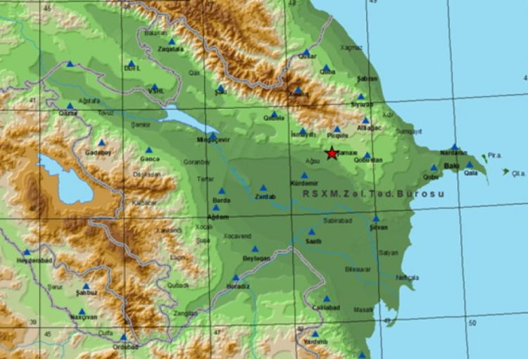 Şamaxıda zəlzələ olub
