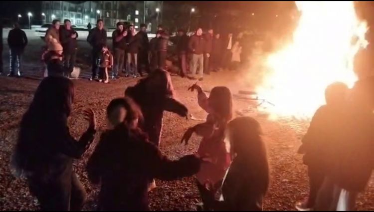 Kəlbəcərdə Od çərşənbəsi tonqalı qalanıb<font color=red> - FOTOLAR</font>