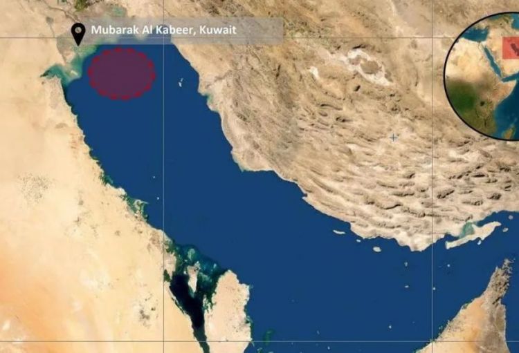 Küveyt sahillərində tankerdə partlayış nəticəsində neft sızması baş verib