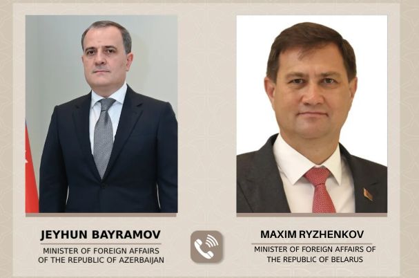 Ceyhun Bayramov belaruslu həmkarını İranın Naxçıvana dron hücumu ilə bağlı məlumatlandırıb