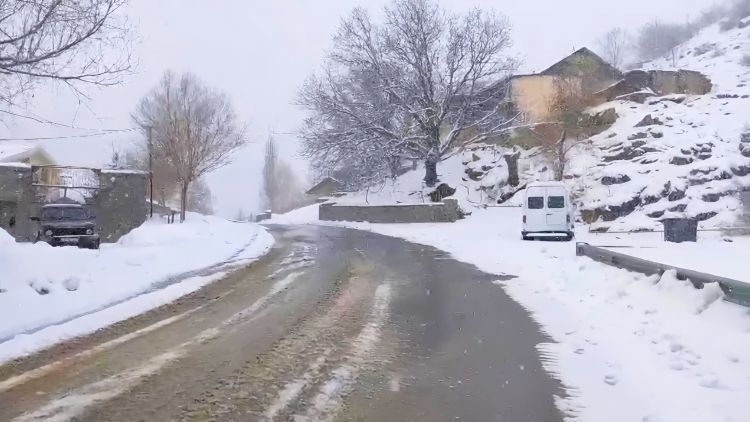 Naxçıvanda qar örtüyünün hündürlüyü 54 santimetrə çatıb