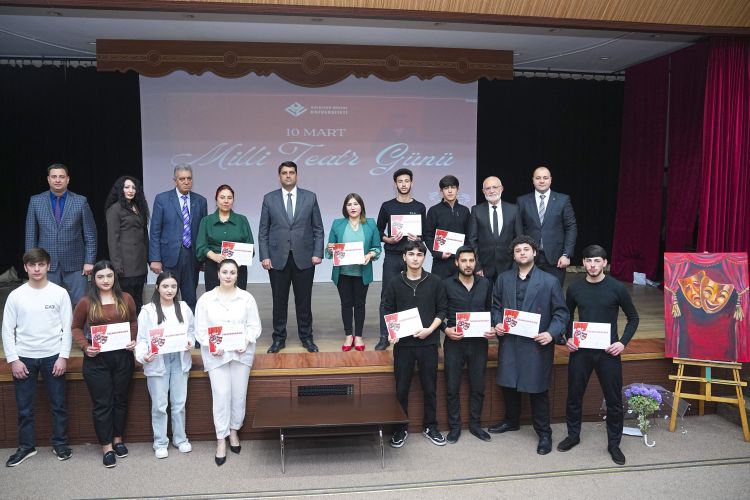 NDU-da 10 Mart – Azərbaycan Milli Teatr Günü qeyd olunub<font color=red> - FOTOLAR</font>
