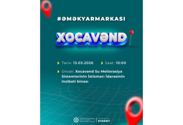Xocavənddə əmək yarmarkasında qazpaylayıcı stansiyanın operatoru üzrə vakansiyalar təqdim olunacaq