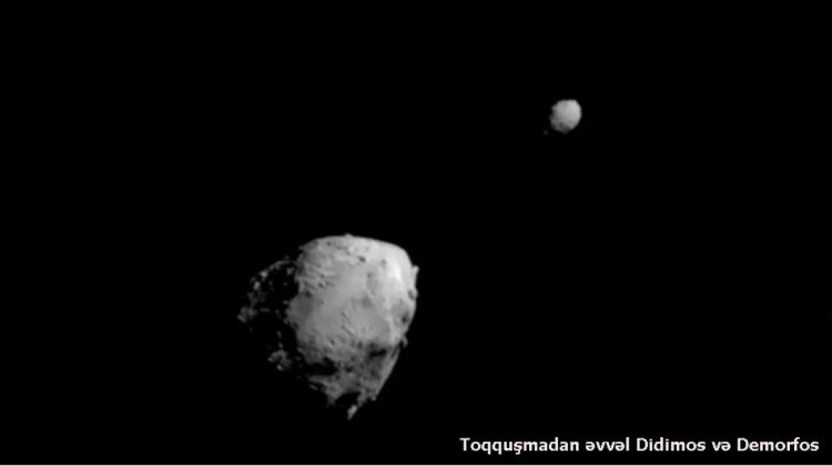 İlk dəfə olaraq kosmosda asteroidin istiqamətini dəyişmək mümkün olub<font color=red> - FOTOLAR</font>