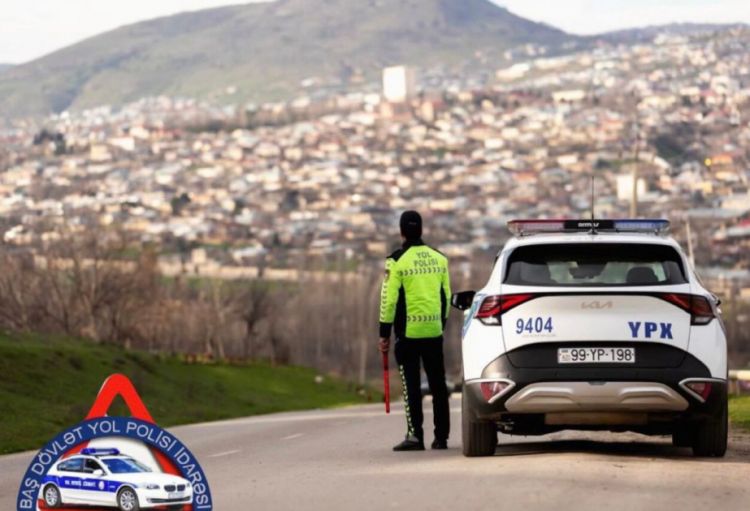 Yol polisi həftəsonu şəhərdənkənar istiqamətlərdə hərəkət edən sürücülərə müraciət edib