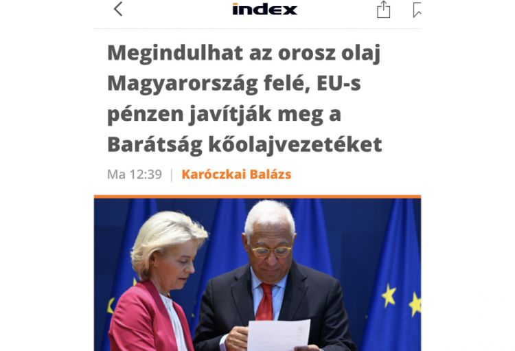 Macarıstan mediası: Aİ Ukrayna ilə neft kəməri və maliyyə mübahisəsində çıxış yolu axtarır