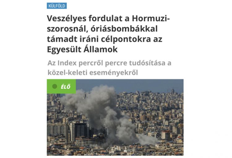 Macarıstan mediası: İran ətrafında gərginlik və Yaxın Şərqdə müharibə təhlükəsi artır