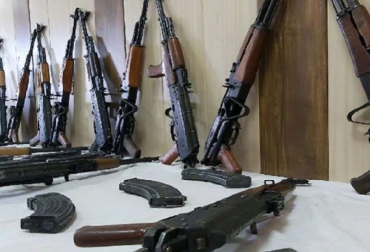 Polis qanunsuz saxlanılan odlu silah-sursat aşkar edib