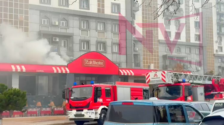 Naxçıvan şəhərində yerləşən “Kəklikotu” restoranında yanğın baş verib