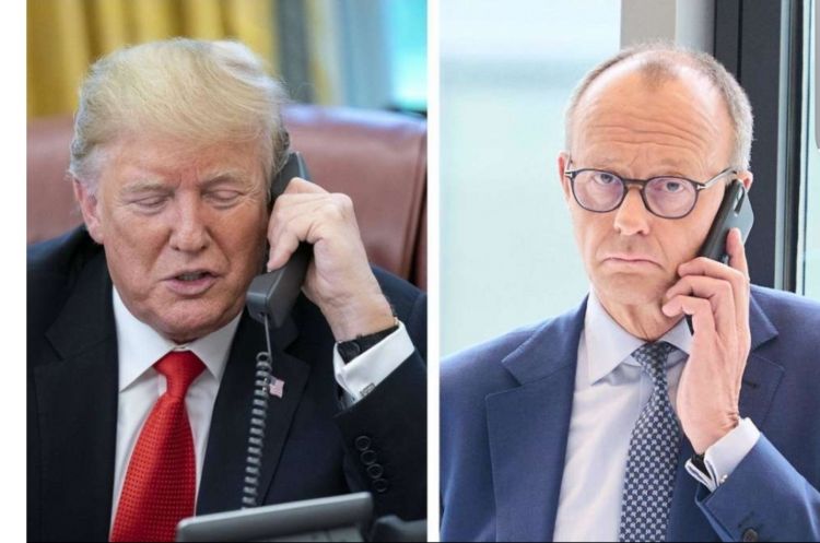 Almaniya Kansleri ilə ABŞ Prezidenti arasında telefon danışığı olub